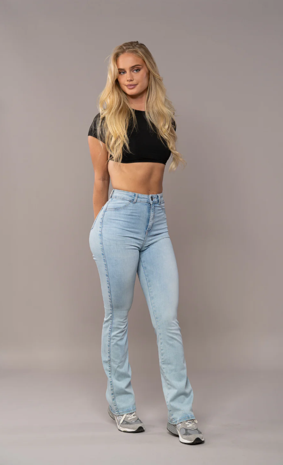 Sculpt Flare - Vintage Blue