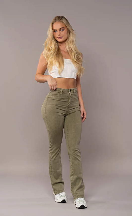 Sculpt Flare - Khaki