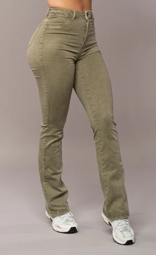 Sculpt Flare - Khaki